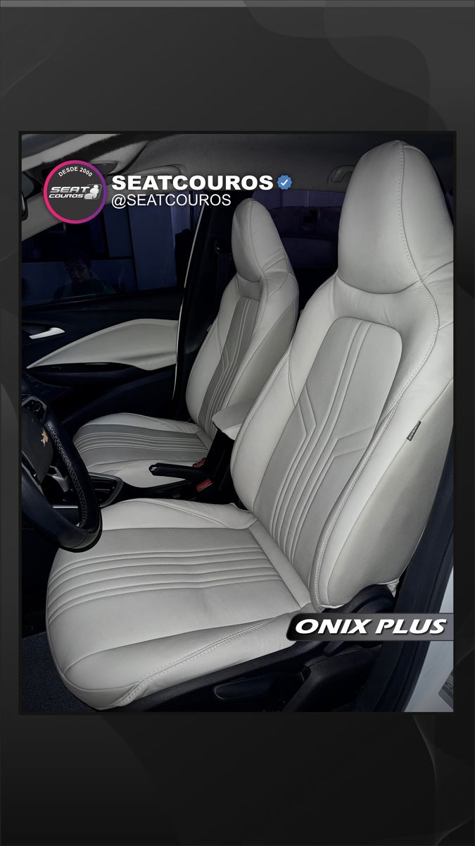 Bancos de couro Onix Plus Fortaleza – Seat Couros